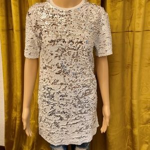 Zara sequin mini dress